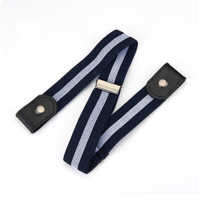 Traceless Invisible Elastic Belt Unisex Stretch Waist Belt for Jeans Pants Adjustable Comfortable Casual Decorative Belt