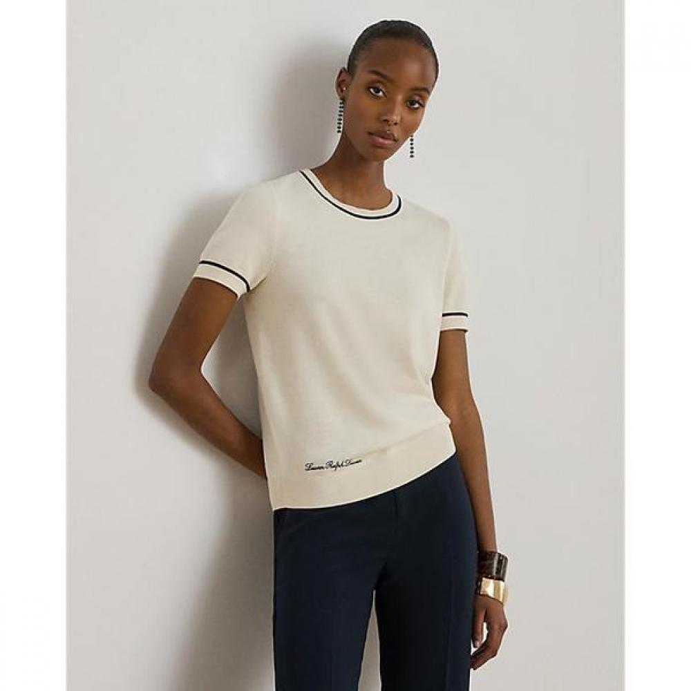 

Свитер с коротким рукавом Lauren Ralph Lauren двухцветный Wmlrswesn820193101 XS