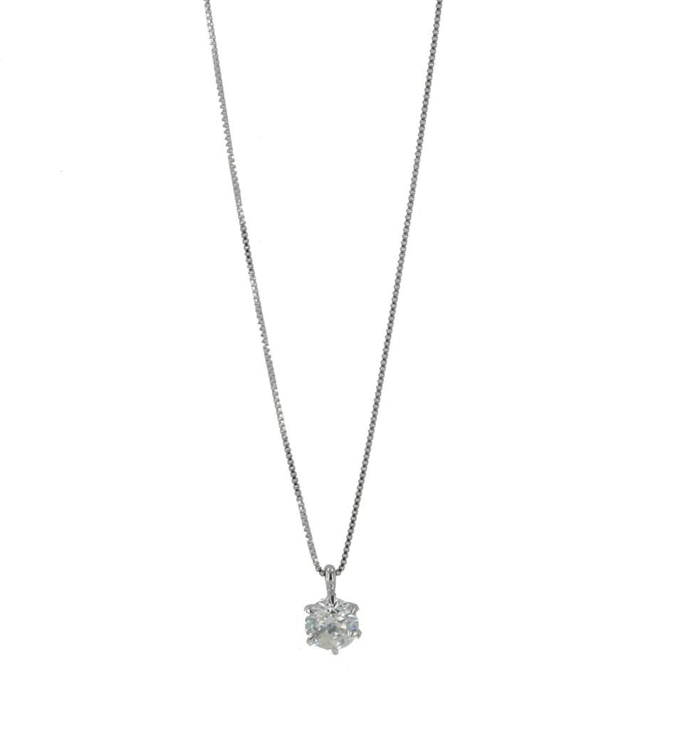 Platinum Diamond Necklace UGL Identification Card and Exclusive BOX [D Collection] 0.3ct DAPN-163UG