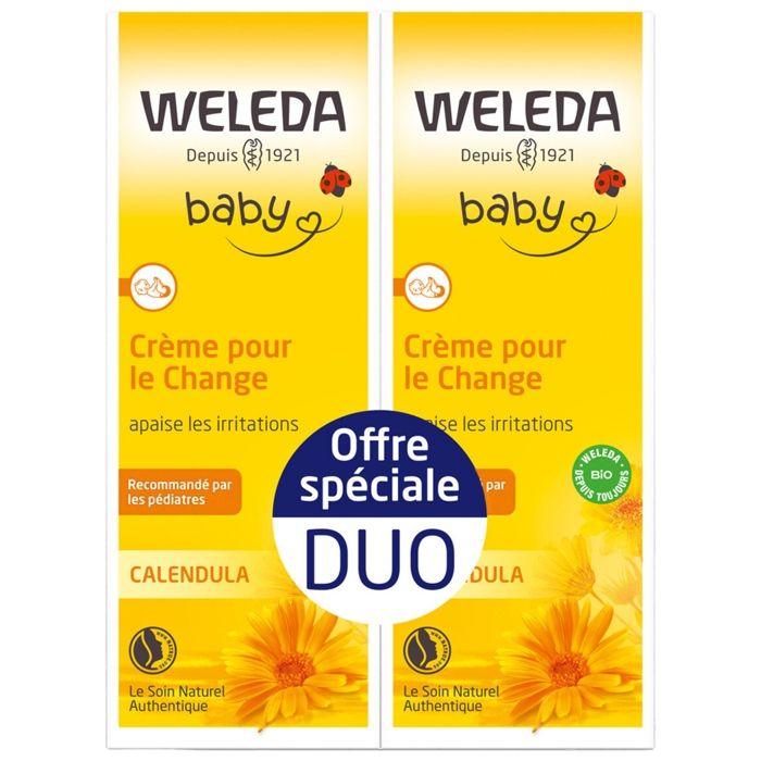 Crème Pour le Change au Calendula Bio - WELEDA - 76531 - Mixte - 150 ml - Bébé - Sans conservateur