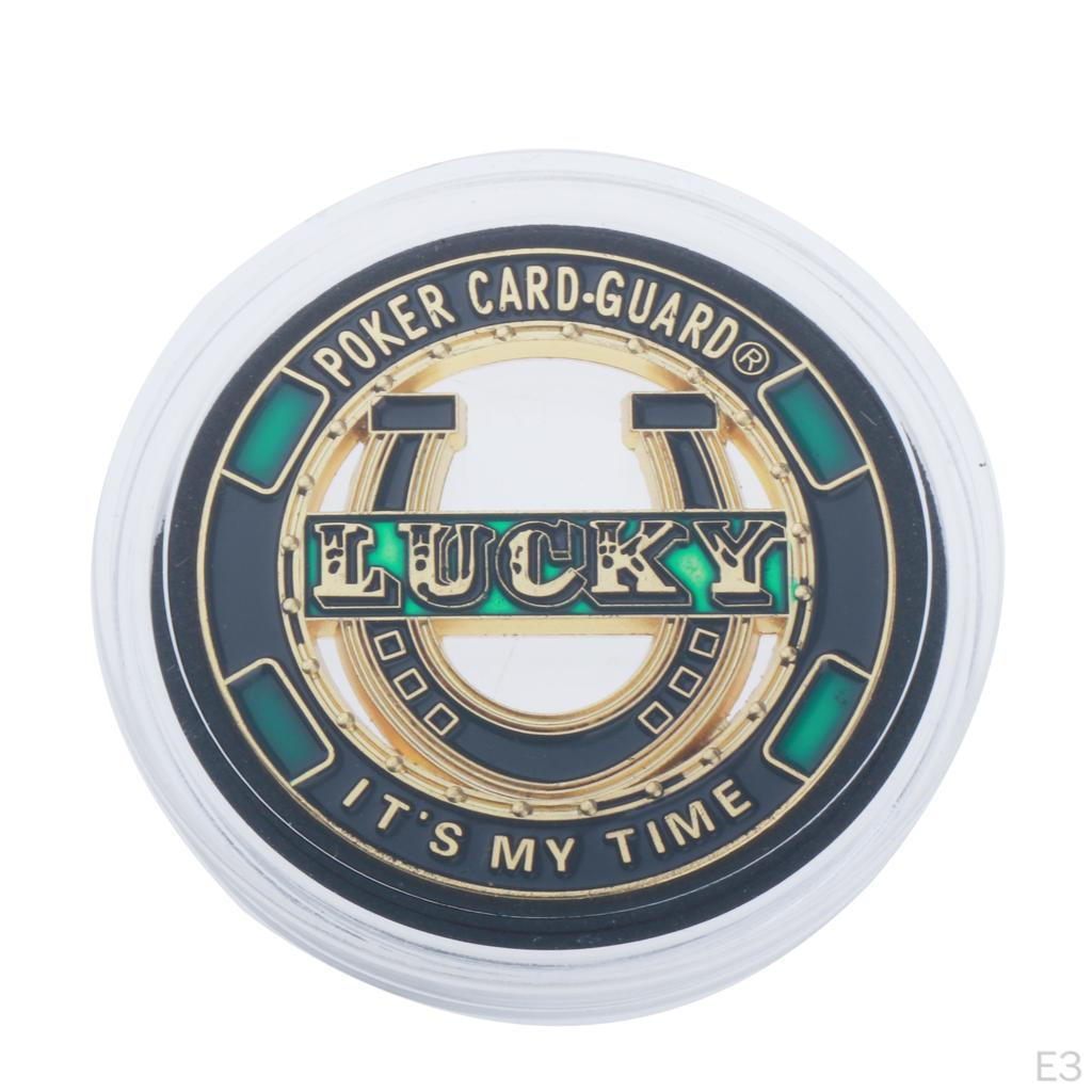 Hand Protector Metal Coin Poker Chip Card Guard Casino Accs A