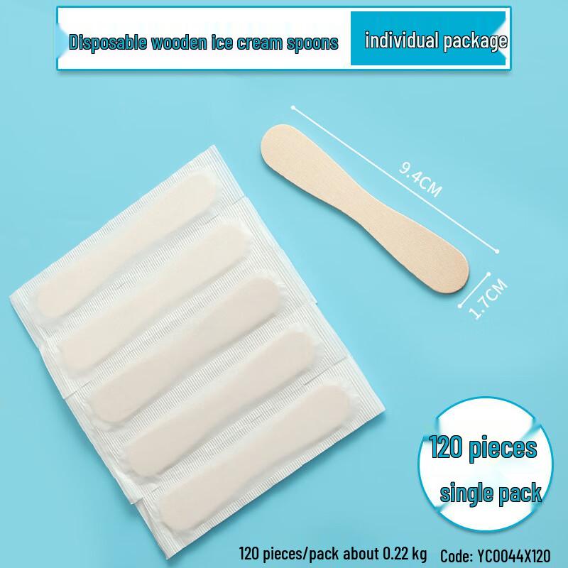 Disposable Wooden Ice Cream Spoons