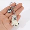 1 Pcs Women Bag Jewelry Pet Dog Golden Retriever Animal Dog Keychain Dog Pendant Pet Keyring Pet Keychain