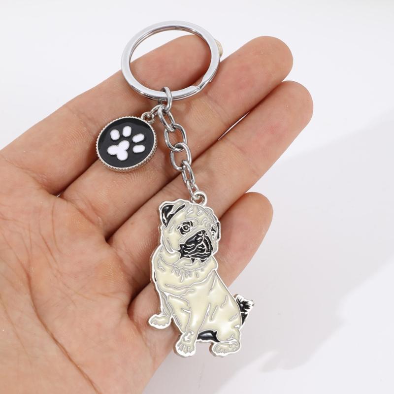 1 Pcs Women Bag Jewelry Pet Dog Golden Retriever Animal Dog Keychain Dog Pendant Pet Keyring Pet Keychain