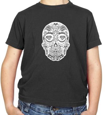 Mexican Skull Candy Kids T-Shirt - Mexico - Day Of The Dead - Muertos