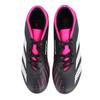 Adidas Predator L LTC74 Soccer Core Shock Pink Size 2E Accuracy.3 HG/AG Cleats, Black/Footwear White/Team (GW4635), 25.5 cm,