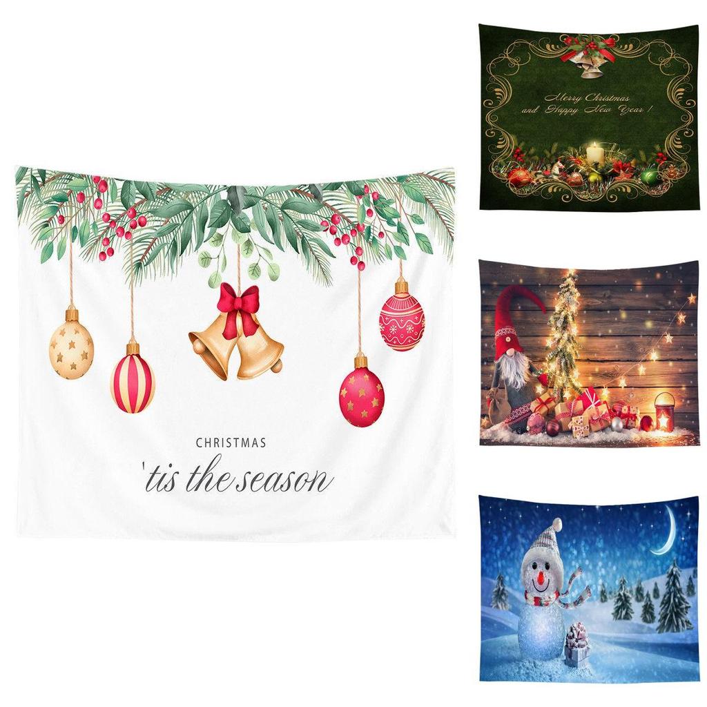 High Quality Christmas Tapestry Wall Hanging Cloth With Vibrant Colors For Xmas Decor