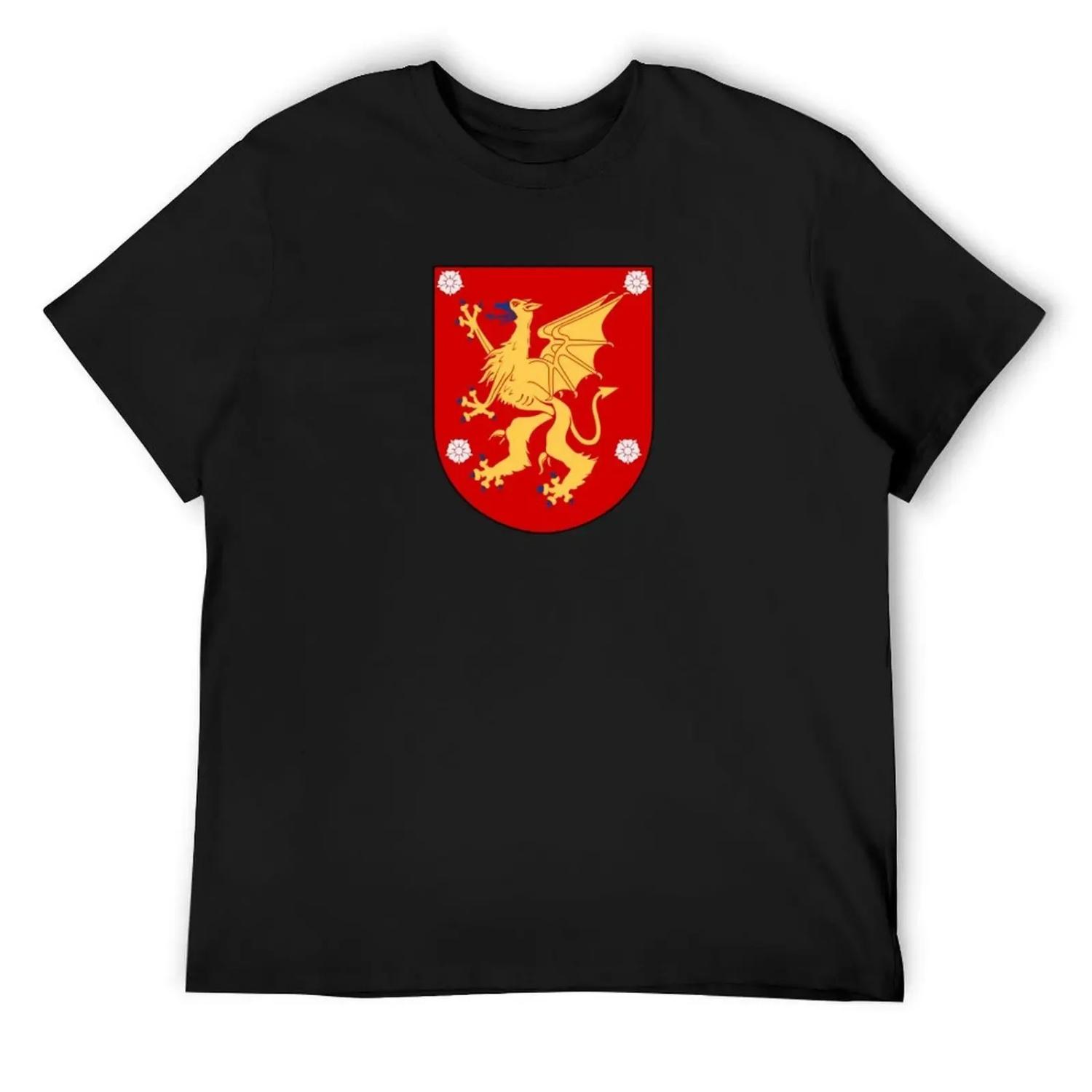 

_sterg_tland coat of arms, Sweden T-Shirt plus size clothes graphic tee shirt anime shirt summer 2025 men t shirt XXXXXL чорний