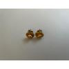Used New Versace Stud Earrings Gold Unisex