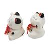 Cat and Cat with Gold Cushion Stylish Right Paw for Good Business Grand Opening Feng Shui Money Luck Lucky Anniversary Money-beckoning Human-beckoning