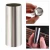 2Pcs Glass Guitar Slide Bar Set 60mm Length Guitar Finger Sliders Metal Guitar Pick Tube  Guitarist