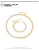Titanium Steel Pig Nose Clavicle Chain with Zircon Diamonds - Women's High-End Niche Design Necklace