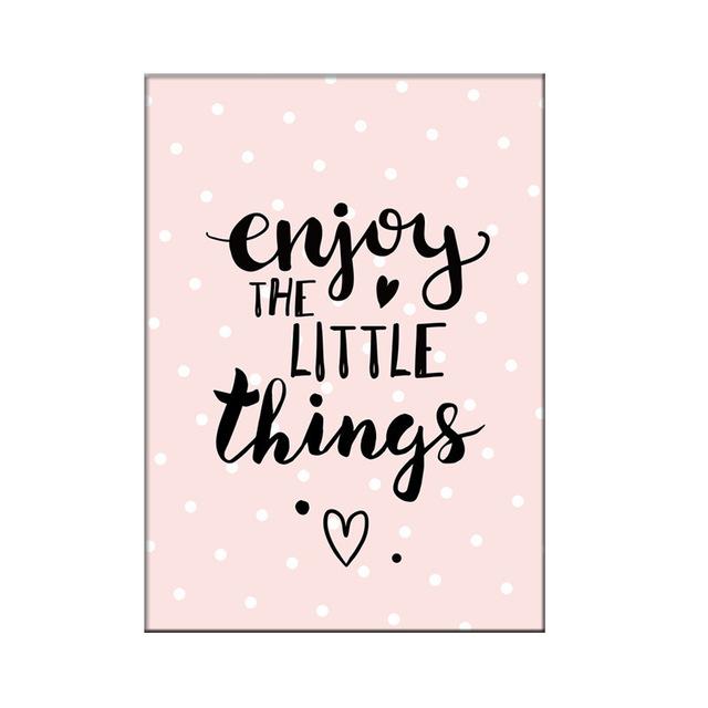 Nordic Cartoon Pink Bird for Girls Kids Canvas Painting Kindergarten Oil Painting Wall Pictures for Living Room Home Decoration