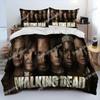 Horror TV The Walking Dead Lincoln Bedding Set Boys Girls Twin Queen Size Duvet Cover Pillowcase Bed Fashion Home Textileextile