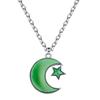 Mood Necklace Temperature Sensing Unique Jewelry Gifts Color Changing Pendant for Girls