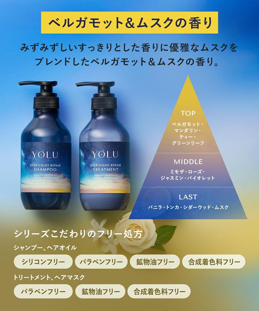 [New Model] YOLU Treatment Refill, Large Capacity, Deep Night Repair