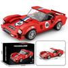 320PCS Red Sport Car Building Block Creative City Vehicle Diy Car Model Bricks Desktop Decoration Toys For Kids Holiday Gifts