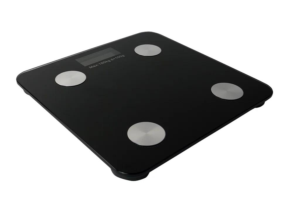Bathroom Scale with Body Fat Measurement Bmi Bluetooth Up to 180 Glass , Lb Wagpro-B5