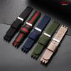 17mm 19mm 20mm Fabric Nylon Watchband for Swatch Bracelet Wrist Band Replacement Women Men Watch Strap Sports Watch Accessories