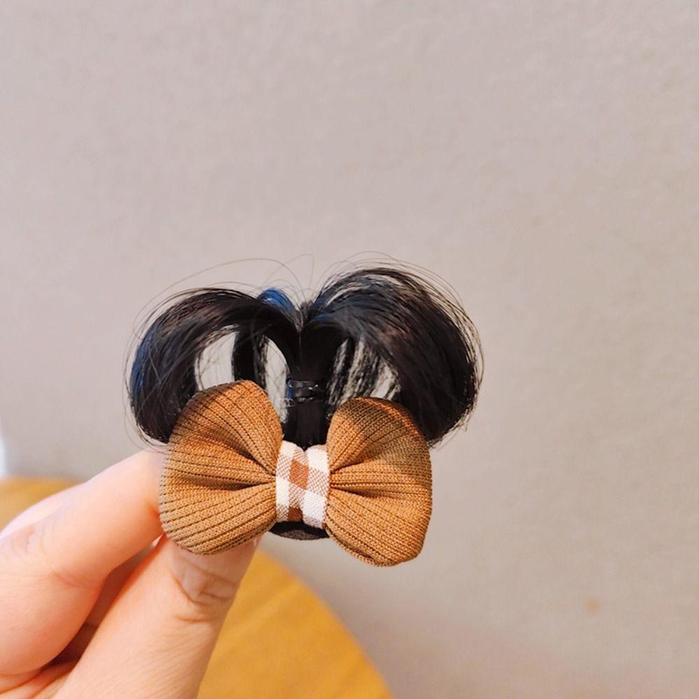 Funny Kids Wig Hairpin Headdress Flower Bow Hair Clip Headwear Baby Girl Hair Clip  Newborn