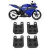 Motorradzubehör Ersatz Vorder- Hinterradbremsbeläge Universal Scheibenbremsbeläge für Roller 45x36mm