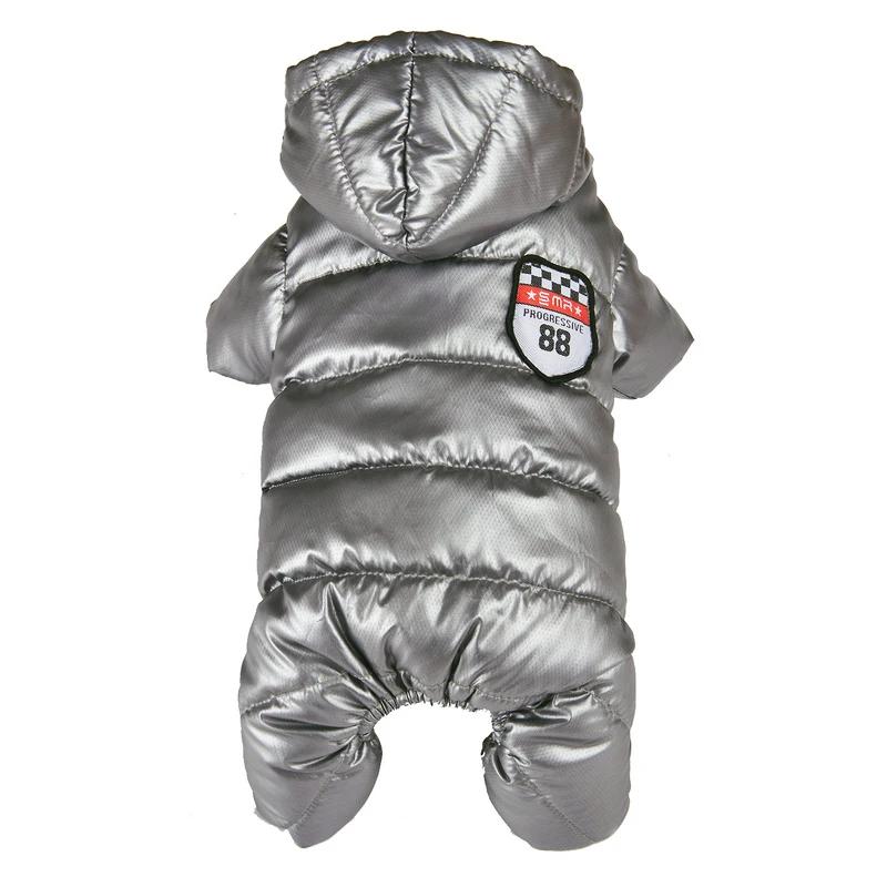Dog Overalls For Small Dogs Winter Warm Puppy Pet Dog Coats Waterproof Hooded Dog Thicken Jacket Chihuahua Yorkie Clothing