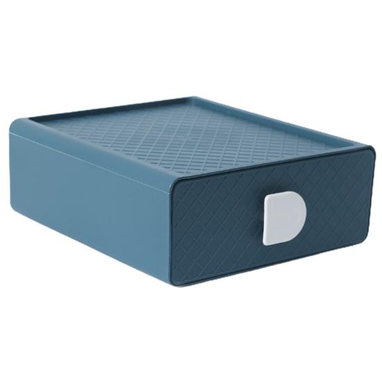 Aufbewahrungsschublade, stapelbar, großes Fassungsvermögen, glatte Oberfläche, dekorativer Schreibtisch-Schubladen-Organizer für Kleinigkeiten