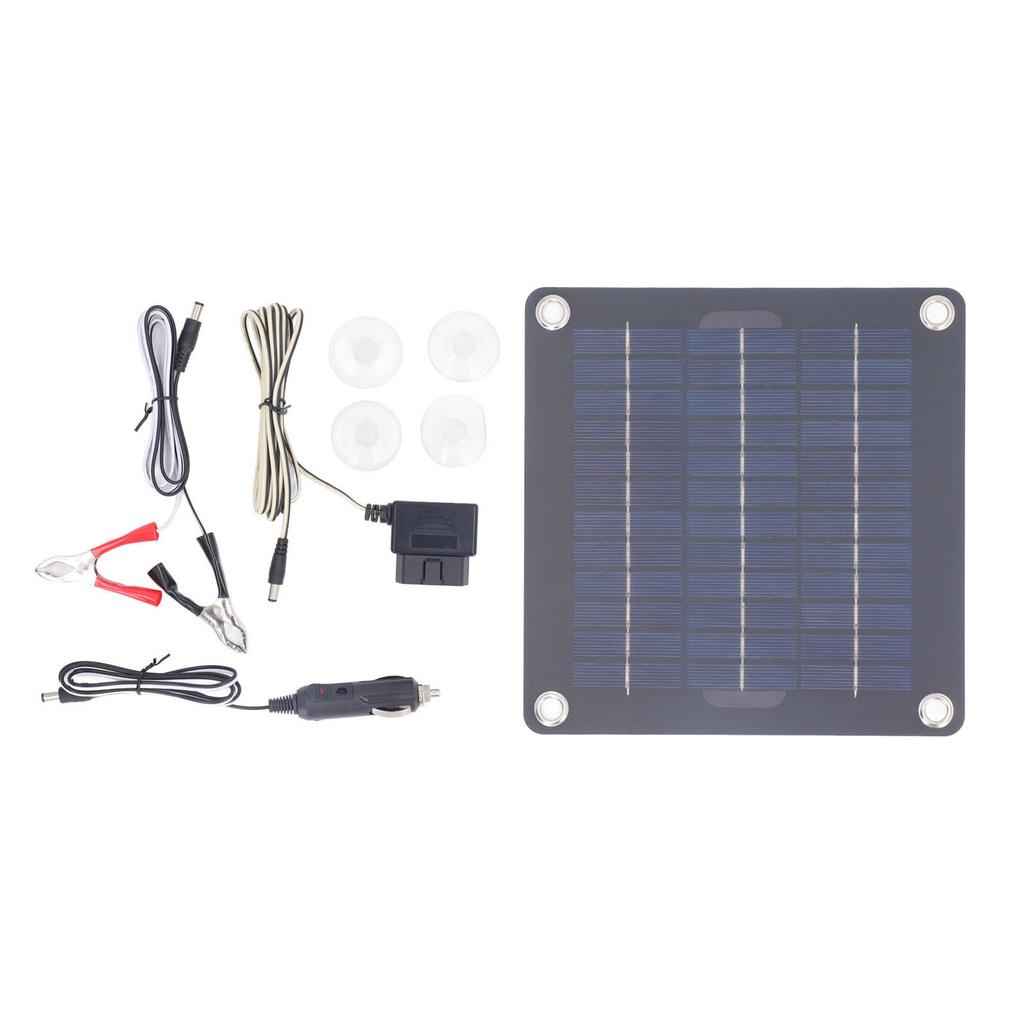 Solarladegerät-Kit 12V 18V Ausgang 20W Monokristallin Batterieerhaltungsladegerät für Wohnmobil Auto Boot