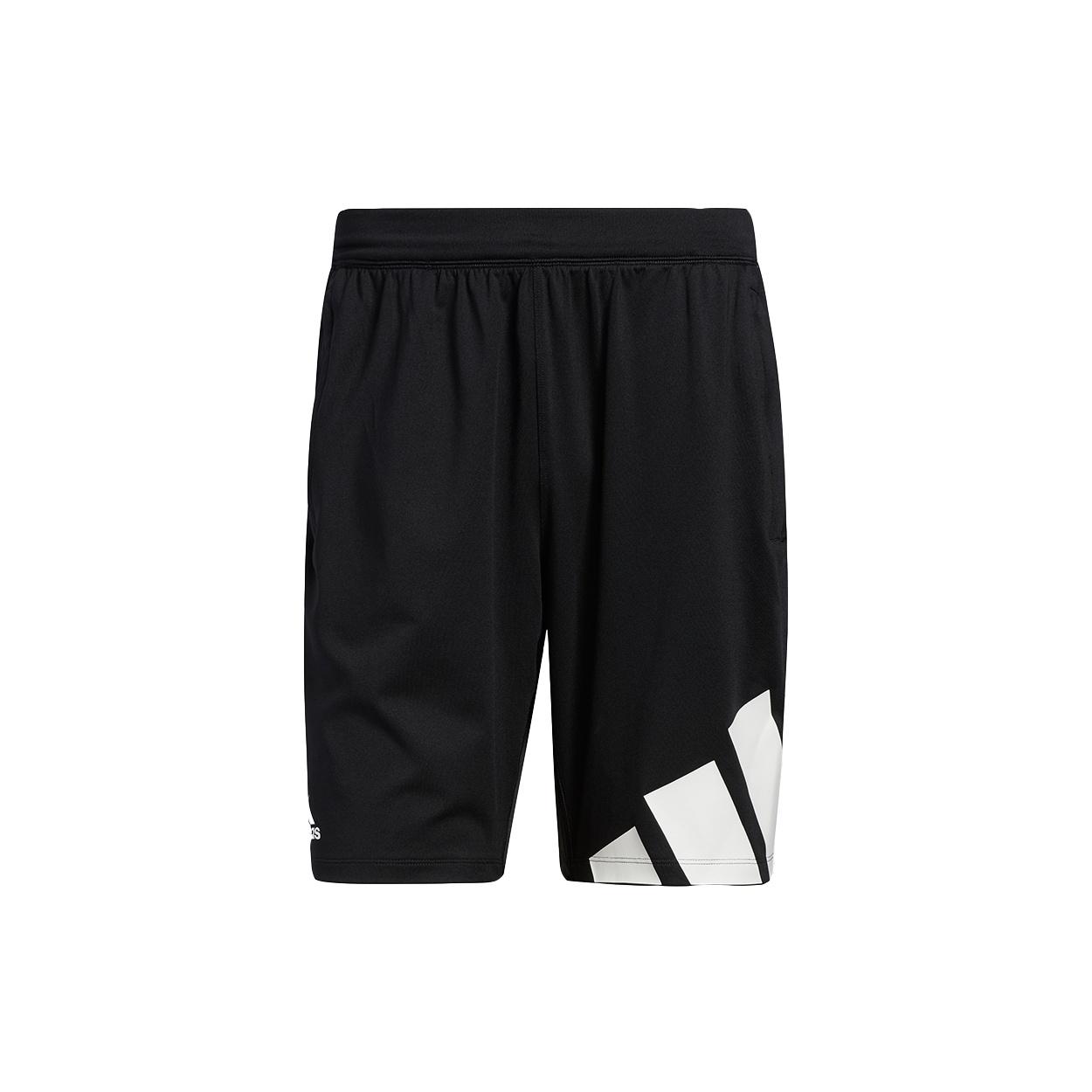 adidas 4k 3 Bar Short Logo Printing Training Sports Shorts Black Men s GL8943 M