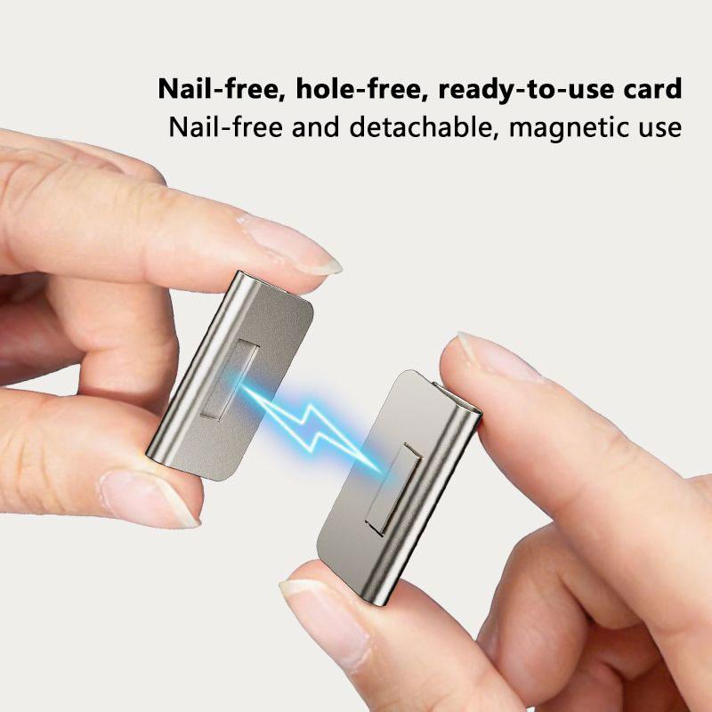 Magnetic Curtain Clips Drill-Free Strong Magnetic Curtain Clips Prevent Light Leaking for Living Room and Bedroom Curtains 5Pair