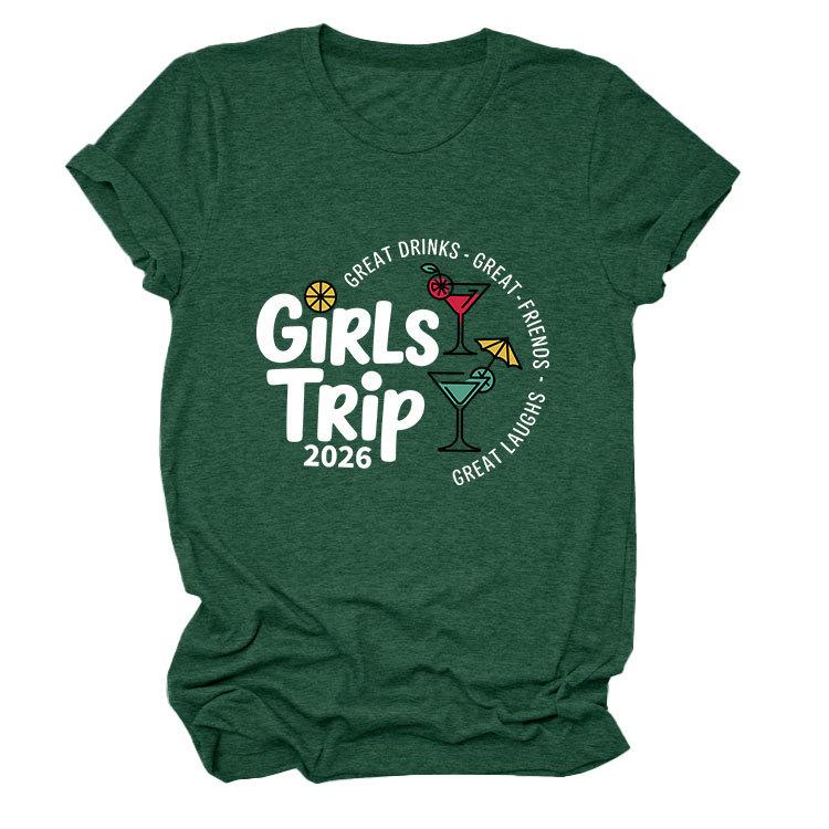 Camiseta Feminina Versátil Confortável com Gola Redonda e Manga Curta