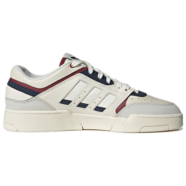 Adidas Originals Drop Step Low Leather Suede Non-Slip Shock Absorbing Durable Lightweight Low-Top Skate Shoes Unisex Sneakers Beige GW9728