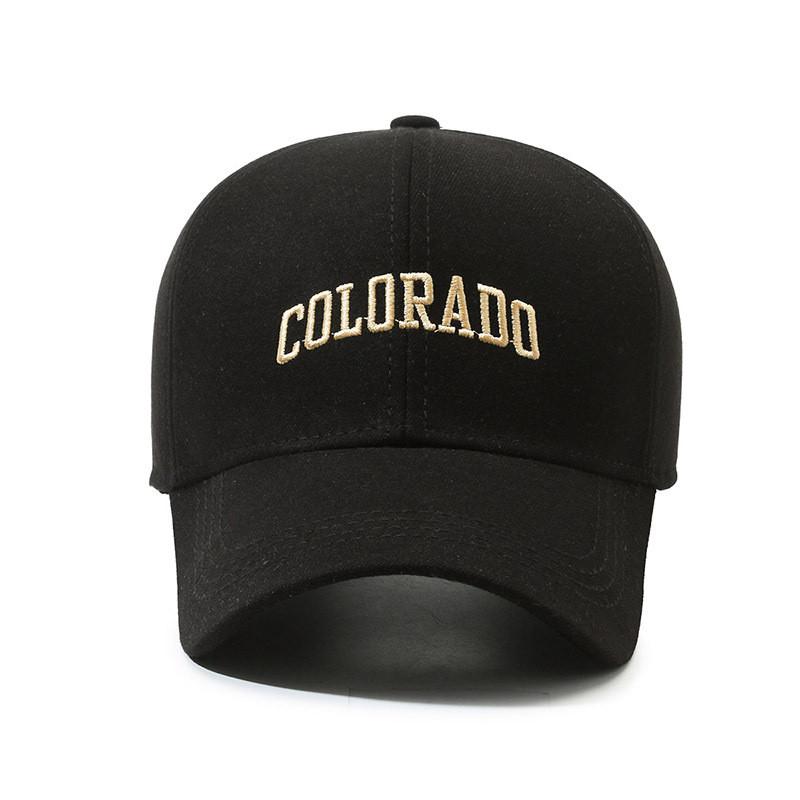 Embroidery Colorado Letters Duck Caps Casual Female Around Sunscreen Sports
