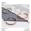 Retro Floral Copper Bracelet with Openwork Design - European & American Style