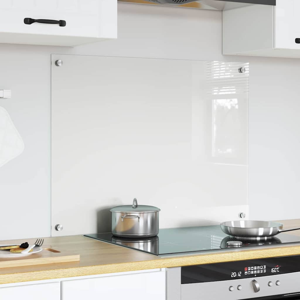 Kitchen Backsplash Transparent 80 X 60 Cm Tempered Glass