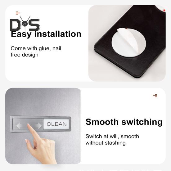 Clean Dirty Dishwasher Magnet Easy-to-Slide Strong Magnet Sign Kitchen Clean Dirty Sign for Home Restaurants Dishwasher