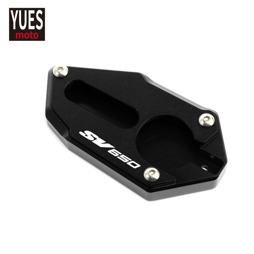 Motorcycle Accessories Kickstand Plate Side Stand Pad Enlarger For SUZUKI SV650X 2018- SV650 SV 650 2016-