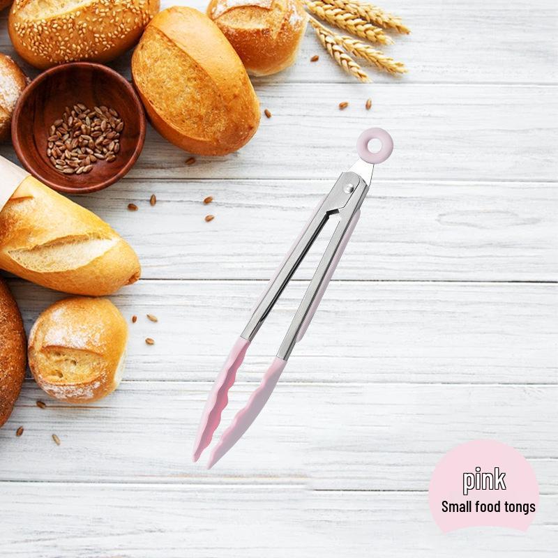 Silikon Edelstahl Steak- & BBQ-Zange - Küchen- & Backwerkzeug