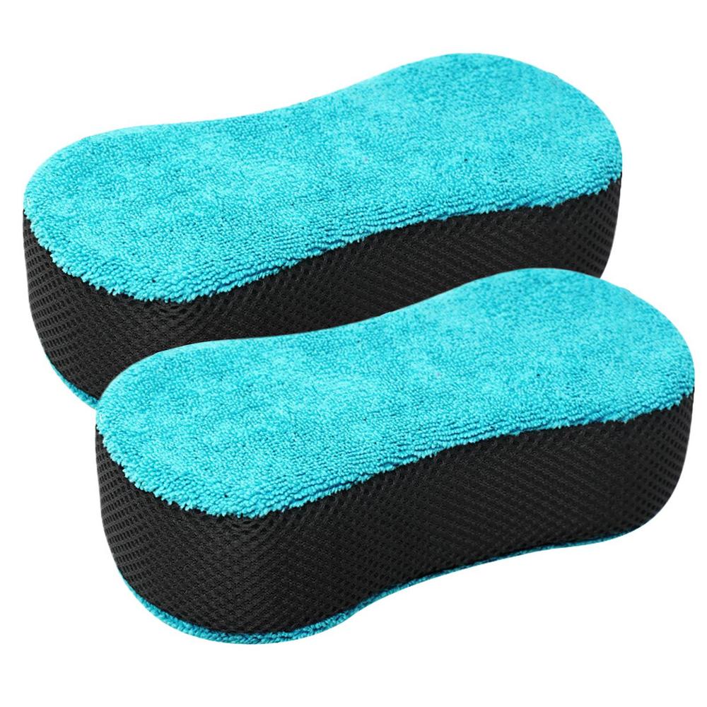 Car Sponges For Washing 2X Automotive Sponges For Car Cleaning Car Wash Sponge Double-sided Household Cleaning Sponges For Home