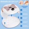 New 45 LED Nail Lamp Professional Gel Nail UV Light Dryer with knob 4 timer LCD display Quick Curing Gel Nail Lamp Salon Tool