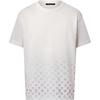 Tricou cu mânecă scurtă, guler rotund, decorat cu monogramă și gradient 1AGTLE 1AGTL6