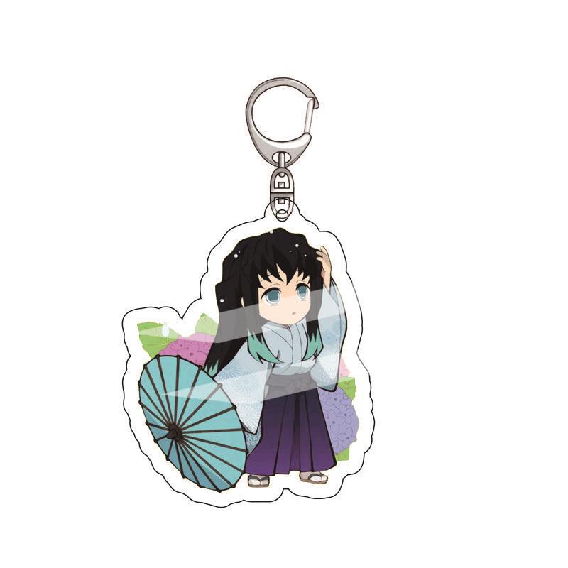 Acrylic Keychain Demon Slayer Anime Tanjiro Nezuko Zenitsu Inosuke Pendant Charm 2 great for daily use perfect for gifting