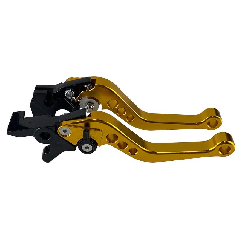 

Motorcycle Modification Accessories CNC Modification Handle Multi-gear Adjustable LC135 Clutch Horn Handle золотистый