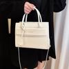 Medium Size Large Capacity Crossbody Bag Multi Color Handbag Stone Pattern Shoulder Bag  Shopping