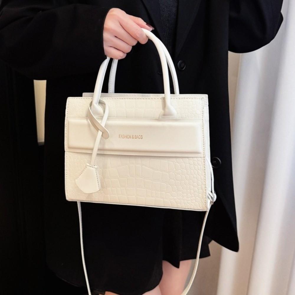 Medium Size Large Capacity Crossbody Bag Multi Color Handbag Stone Pattern Shoulder Bag Shopping