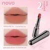 Novo Lipstick Female Waterproof Long Lasting and Does Not Fade No Stain on Cup Nude Color Series Moisturizing Matte White Lip Lacquer Genuine Goods