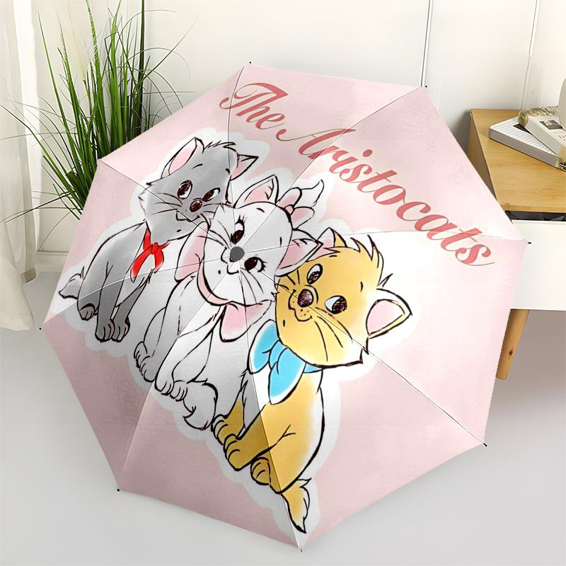 

Maria cat Themed Travel Umbrella-8 Ribs Automatic Opening and Closing, Portable Folding Design, Compact and Stylish Umbrella Suitable for Ou