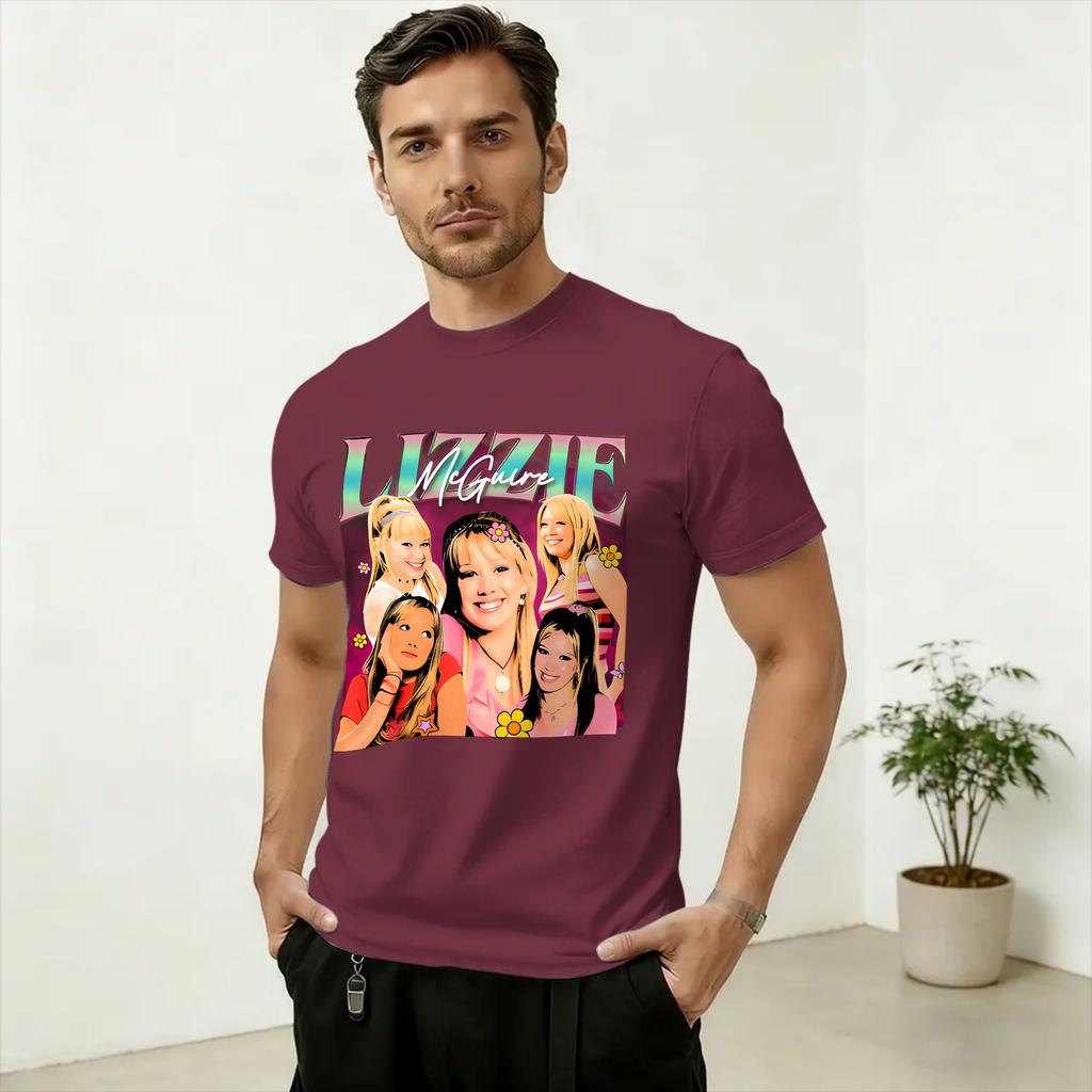 Unisexs Hilary Duff Fan Merch T Shirts 100 Cotton Clothes Novelty Short Sleeve Crewneck Tee Shirt Gift Idea TShirt