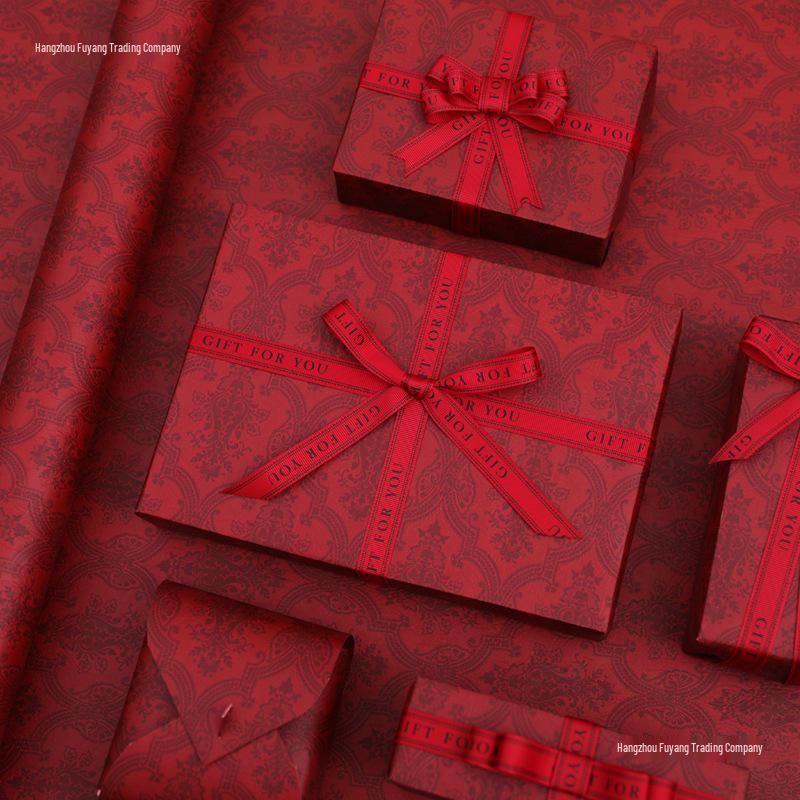 Retro Green Creative Gift Wrapping Paper - Large Size for Birthdays & Handmade Boxes