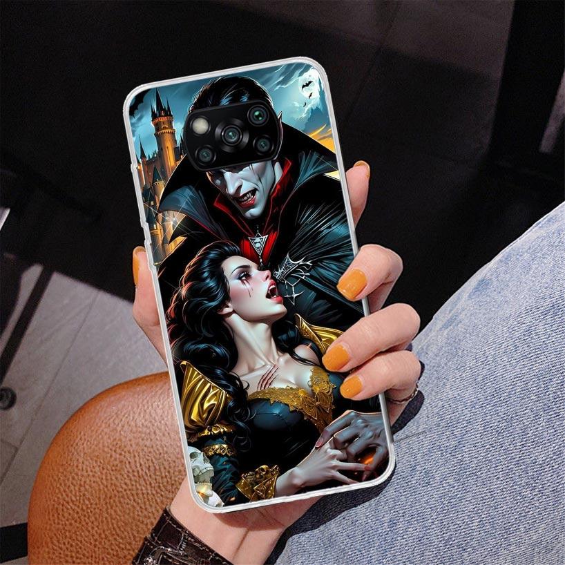 Gothic Vampire Scarlet Art Phone Case For Xiaomi Poco X7 X6 X5 Pro F7 Ultra Redmi 15C 15 13C 13 12C 12 10 10A 10C 9 9A 9C 9T Cov